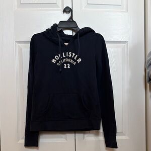 Hollister Navy Hoodie with Logo